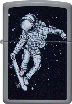 Зажигалка Zippo Skateboarding Astronaut / 48644 (серый)