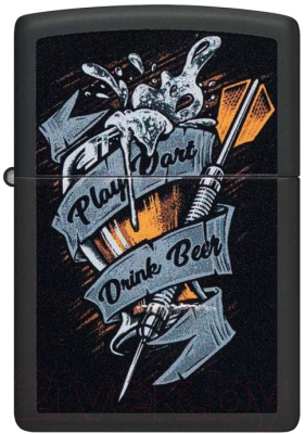 Зажигалка Zippo Darts / 48679 (черный)