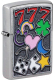 Зажигалка Zippo All Luck / 48682 (серебристый) -