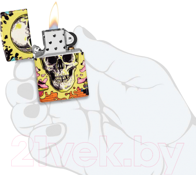 Зажигалка Zippo Skull Design / 48640 (разноцветный)