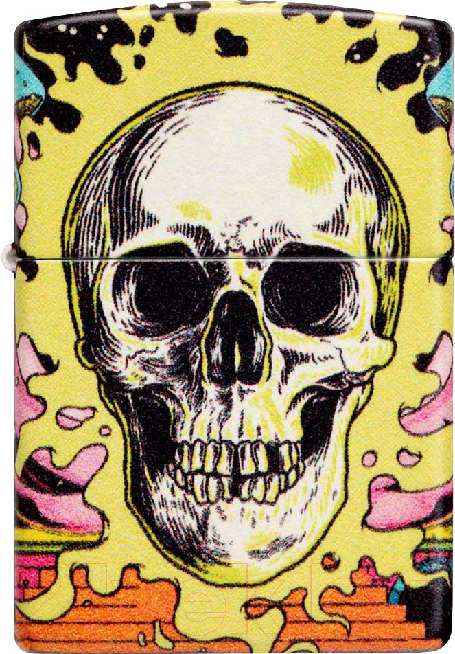 Зажигалка Zippo Skull Design / 48640 (разноцветный)