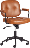 Кресло офисное Tetchair Alfa (коричневый) - 