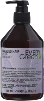 Шампунь для волос Dikson Every Green Damaged-Hair Shampoo Rigenerante (500мл)