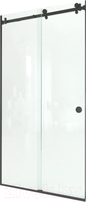 Душевая дверь Benetto BEN-501_BL_C 145x220 (прозрачное стекло/черный)