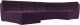 Диван П-образный Лига Диванов Холидей модульный / 105165 (велюр фиолетовый) - 