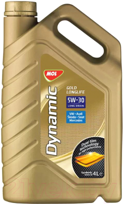 Моторное масло Mol Dynamic Gold Longlife 5W30 / 13301115 (4л)