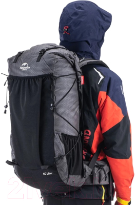 Рюкзак туристический Naturehike Rock Series NH19BP095 / 6927595761649 (черный)