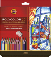 Набор цветных карандашей Koh-i-Noor Polycolor / 3835036007KZ (36цв) - 