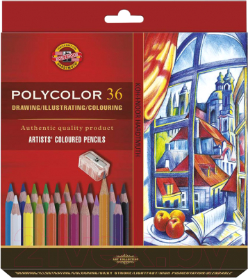 Набор цветных карандашей Koh-i-Noor Polycolor / 3835036007KZ (36цв)