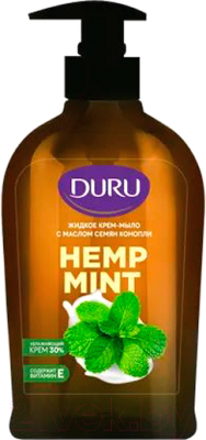 Мыло жидкое Duru Hemp Mint С маслом семян конопли (300мл)