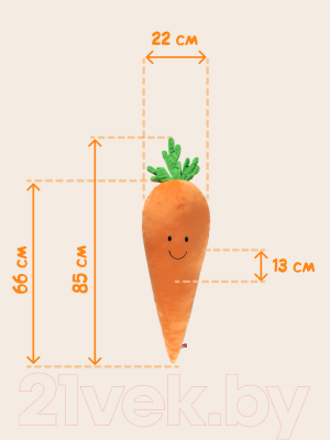Подушка-игрушка Fancy Сплюшка Морковь / SPLM1