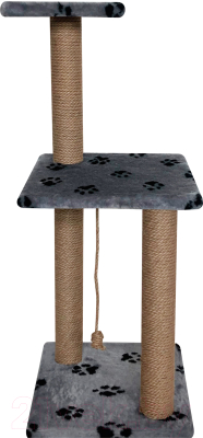 Комплекс для кошек Kogtik Триола / СЛД m (серый/джут)