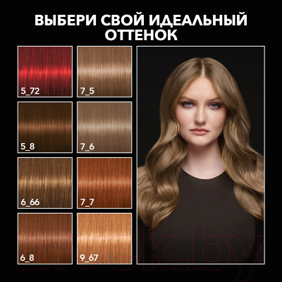 Крем-краска для волос Syoss Permanent Coloration 5-72 (50мл, Pompeian Red)