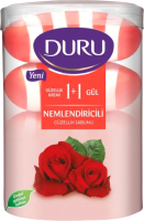 Набор мыла Duru 1+1 Крем-мыло Увлажняющий крем и роза (4x100г) - 