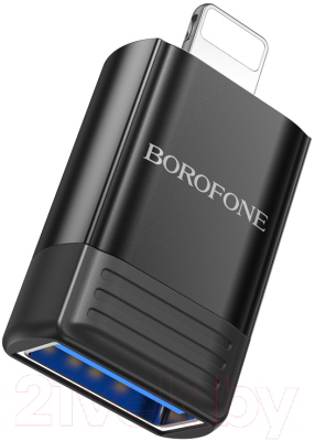 Адаптер Borofone BV18 iP в USB (черный)