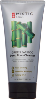 Пенка для умывания Mistic Green Bamboo Deep Foam Cleanser Глубокоочищающая (180мл) - 