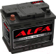 Автомобильный аккумулятор ALFA battery Standart L 540A / 6CT-60L (60 А/ч) - 