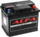 Автомобильный аккумулятор ALFA battery Standart R 560A / 6CT-62R (62 А/ч) - 