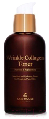 Тонер для лица The Skin House Wrinkle Collagen Toner Антивозрастной (130мл)
