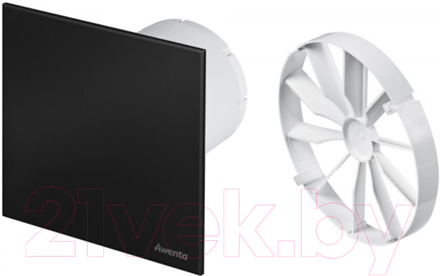 Вентилятор накладной Awenta KWT100T-PTCB100M-ZZ100