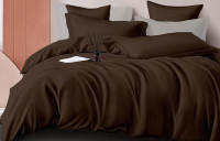 Комплект постельного белья LUXOR №19-1217 Евро-стандарт (шоколад, сатин) - 