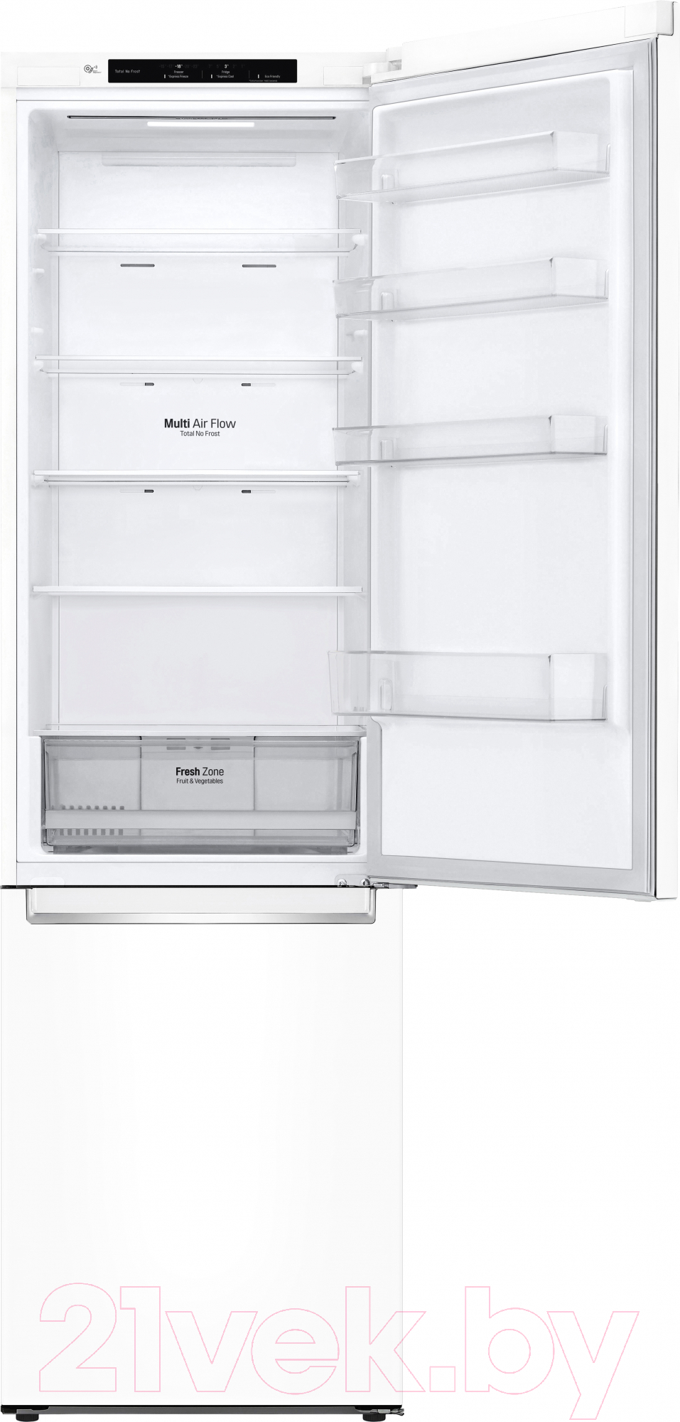 Холодильник с морозильником LG GC-B509SQCL