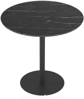 Обеденный стол Калифорния мебель Дейл (черный мрамор) - 