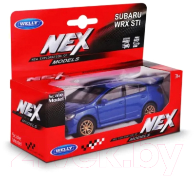 Масштабная модель автомобиля Welly Subaru WRX STI GK/G14 / 43693W