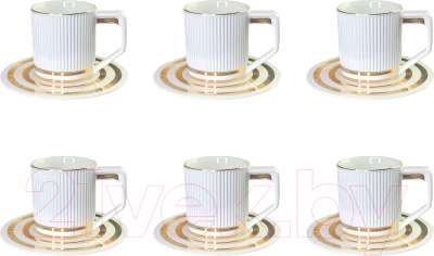 Набор для чая/кофе Lenardi 106-247 (белый глянец)