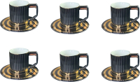 Набор для чая/кофе Lenardi 106-248 (черный глянец) - 