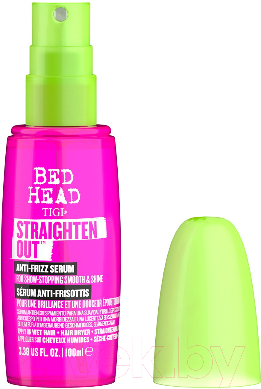 Сыворотка для волос Tigi Bed Head Straigthen Out Serum Термоактивная выпрямляющая (100мл) — фото 2