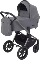 Детская универсальная коляска Rant Flex Pro 3 в 1 2023 / RA075 (Grey) - 