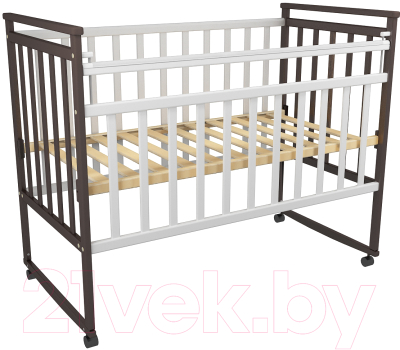 Детская кроватка ФА-Мебель Дарья 3 (венге/белый)