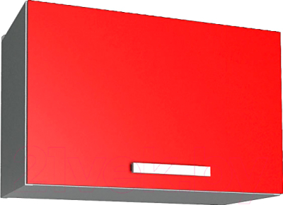 Шкаф под вытяжку Интерлиния Мила Лайт ВШГ50-360 (красный)