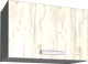 Шкаф под вытяжку Интерлиния Мила Лайт ВШГ60-360 (дуб белый) - 