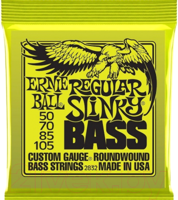 Струны для бас-гитары Ernie Ball 2832 Regular Slinky Bass 50-105