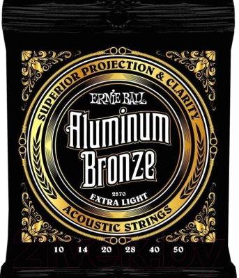 

Струны для акустической гитары Ernie Ball, 2570 Acouz Alum Bronze EX