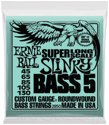 

Струны для бас-гитары Ernie Ball, 2850 Bass 5-Str XL Hybrid