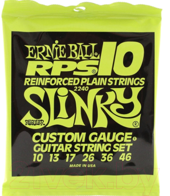 Струны для электрогитары Ernie Ball 2240 RPS 10 Slinky