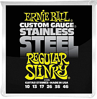 Струны для электрогитары Ernie Ball 2246 Stainless Steel Regular Slinky 10-46 - 