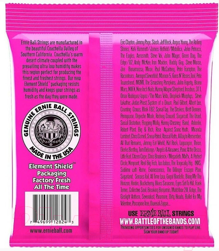 Струны для бас-гитары Ernie Ball 2824 Super Slinky 5-String Bass 40-125 — фото 2