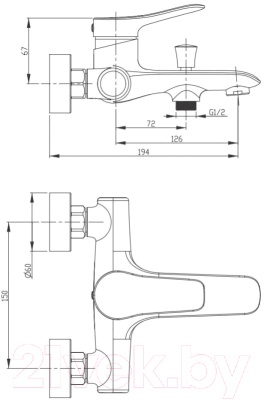 Смеситель Kaiser Sena 74022