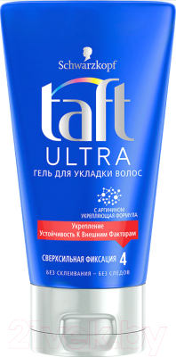 

Гель для укладки волос Taft, Ultra сверхсильная фиксация