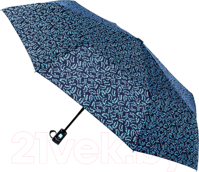 Зонт складной RST Umbrella Веточки 3205A (синий)