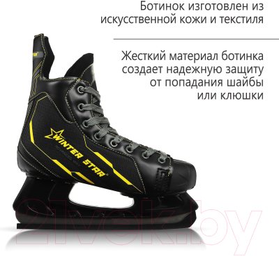 Коньки хоккейные Winter Star Advanced Way / 9667140 (р.43)