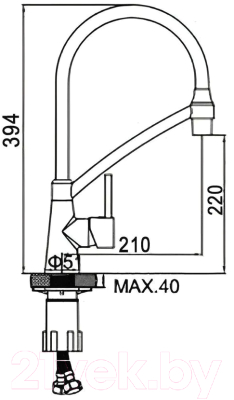 Смеситель Gerhans KK4399A-2