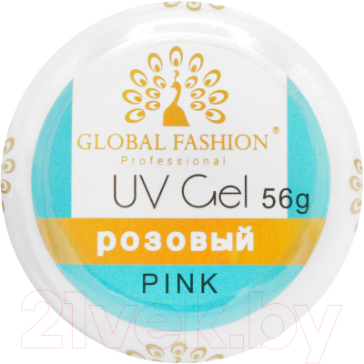 Моделирующий гель для ногтей Global Fashion Pink (56г)