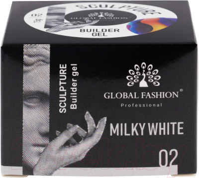 Моделирующий гель для ногтей Global Fashion Sculpture Builder Gel №02 (15г)