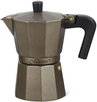 Гейзерная кофеварка Maestro Espresso Moka MR-1666-3 (коричневый) - 