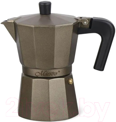Гейзерная кофеварка Maestro Espresso Moka MR-1666-3 (коричневый)